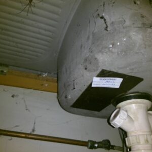 Coating of anti-dreun onder verzinkte wasbak